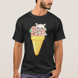 Insamling av risgrädddjur och iskräm t shirt