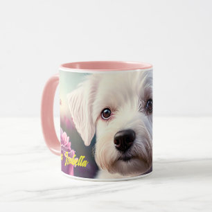 Insamling av ro och sötat Hund Mugg