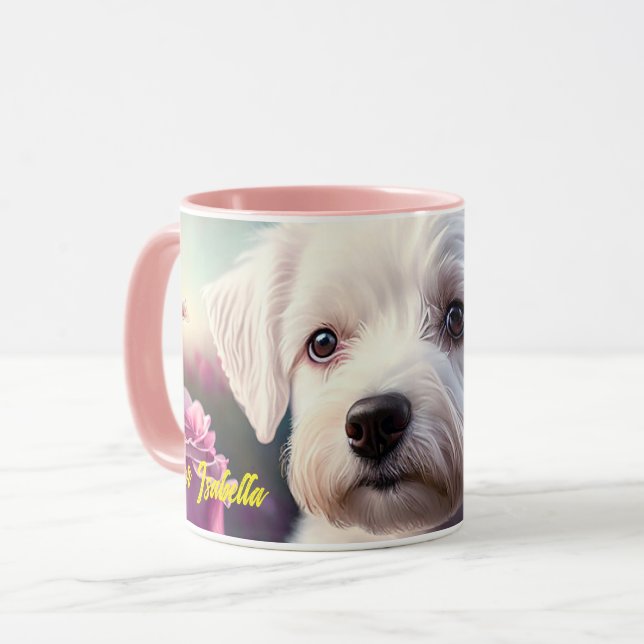 Insamling av ro och sötat Hund Mugg (Framsida vänster)