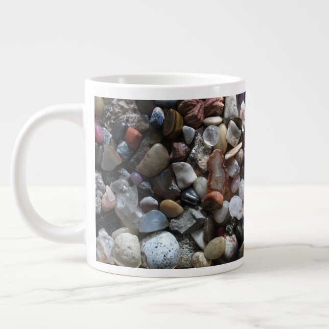Insamling av Sten och mineraler Jumbo Mugg (Vänster)