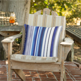 Insamling av Trendig Rand i sommarflottan Blue Boa Kudde