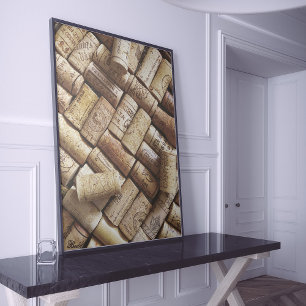 Insamling av vin Enthusiast Red and White Kork Poster