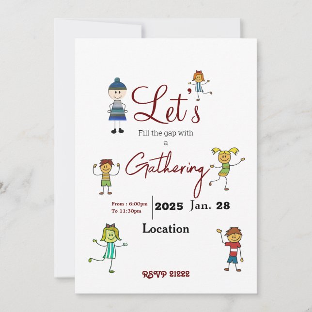 Insamling Inbjudningar (Framsida)