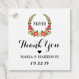 Insamlingen av den bohemiska sommaren Bröllop Gåvor Etiketter