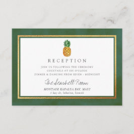 Insamlingen av tropiska ananas i Bröllop Tilläggskort