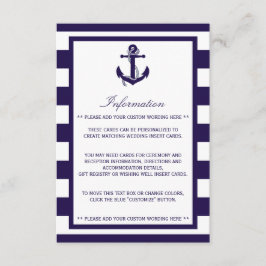 Insamlingen för Nautisk flotta Rand Bröllop Tilläggskort