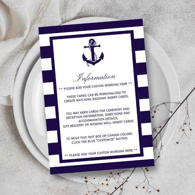 Insamlingen för Nautisk flotta Rand Bröllop Tilläggskort (Skapare uppladdad)