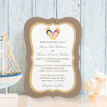Insamlingen med Vänd-våning-blad-blad-blad-Burlap- Inbjudningar<br><div class="desc">Uppsamlingen av flip-flop-sand-burlap-bröllop är perfekt för alla par som planerar ett romantiskt giftermål vid havet. Bakgrunden till den orustiska sprängningseffekten ge inbjuder till en boho-chic-känsla, medan sandbranden är en varm och trendig färg-ton som kan användas i hela bröllop. Den söta hans och hennes flip-flops är perfekten som avslutar beröring för...</div>