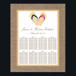 Insamlingen med Vänd-våning-blad-blad-blad-Burlap- Poster<br><div class="desc">Uppsamlingen av flip-flop-sand-burlap-bröllop är perfekt för alla par som planerar ett romantiskt giftermål vid havet. Bakgrunden till den strålningseffekt som uppstår i ge är att sittplatserna har en boho-chic-känsla, medan sandstensan är en varm och trendig färg-ton som kan användas i hela bröllop. Den söta hans och hennes flip-flops är perfekten...</div>
