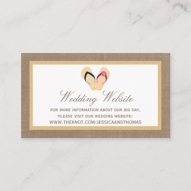 Insamlingen med Vänd-våning-blad-blad-blad-Burlap- Tilläggskort (Framsida)