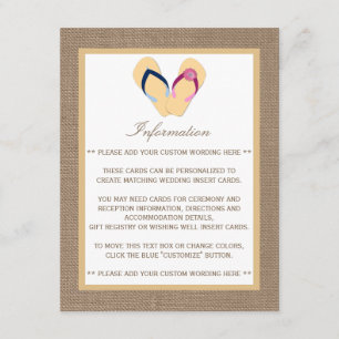 Insamlingen med Vänd-våning-blad-blad-blad-Burlap- Tilläggskort
