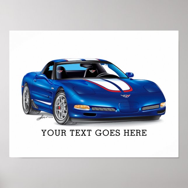 Insamlingsbar bilkonst Poster (Framsidan)