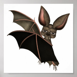 ♥ Insamlingsbar konst ♥ Vampre Fladdermus ♥ (fladd Poster