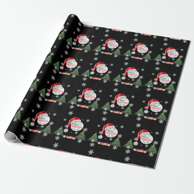 Insamlingskatalog för god jul Snö Papper Presentpapper (Utrullad)
