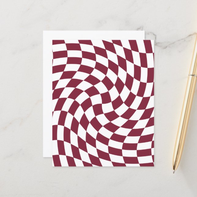 Insamlingskontrollen för Violet Burgundy Bröllop h (Fram/Back In Situ)