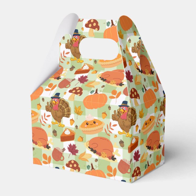 Insamlingstid för helgdag Thanksgiving Presentaskar (Framsidan Sidan)