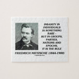 Insanitet hos individer något Sällsynt Nietzsche Pussel