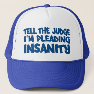 INSANITY PLEA hat Keps