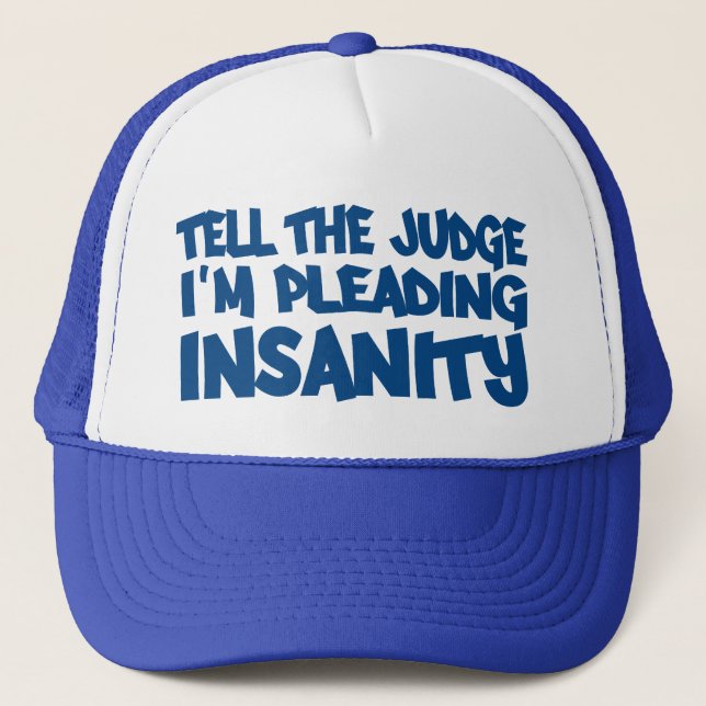 INSANITY PLEA hat Keps (Framsida)