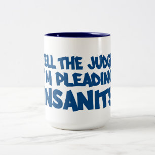 INSANITY PLEA mugg - välj stil & färg