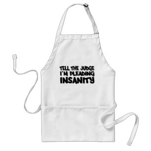 INSANITY PLEA Pron - välj stil & färg Förkläde