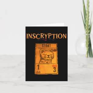Inscryption Psykologisk Stoad Kortspel Hallowee Kort