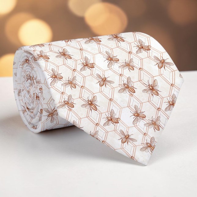 Insect Bug Bee Pattern Custom Necktie Slips (Skapare uppladdad)