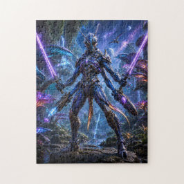 Insectoid Alien Warrior Puzzle Pussel