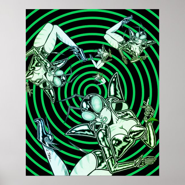 Insectra™/Cosmic Swirl Poster (Framsidan)