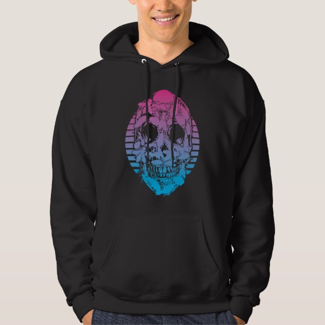 insects Vaporwave Aesthetic Hoodie (Framsida)