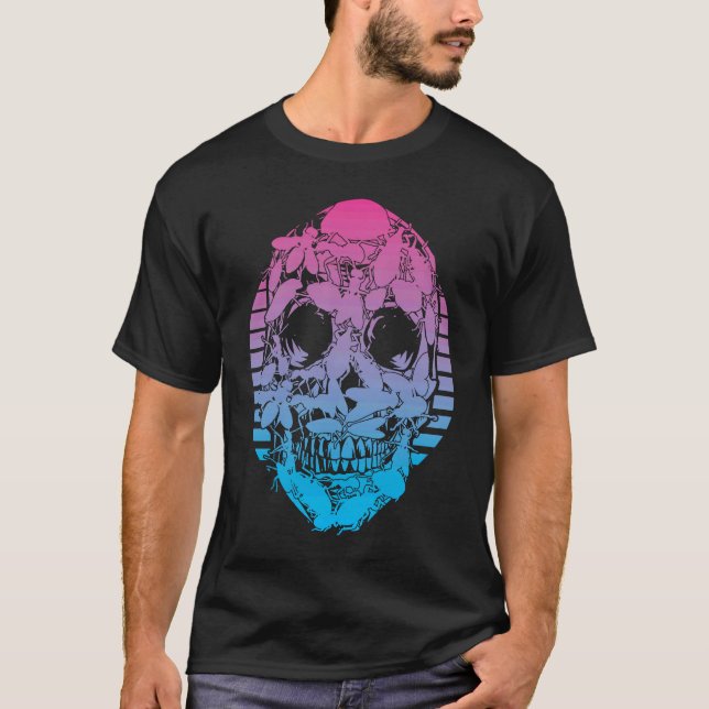 insects Vaporwave Aesthetic T Shirt (Framsida)