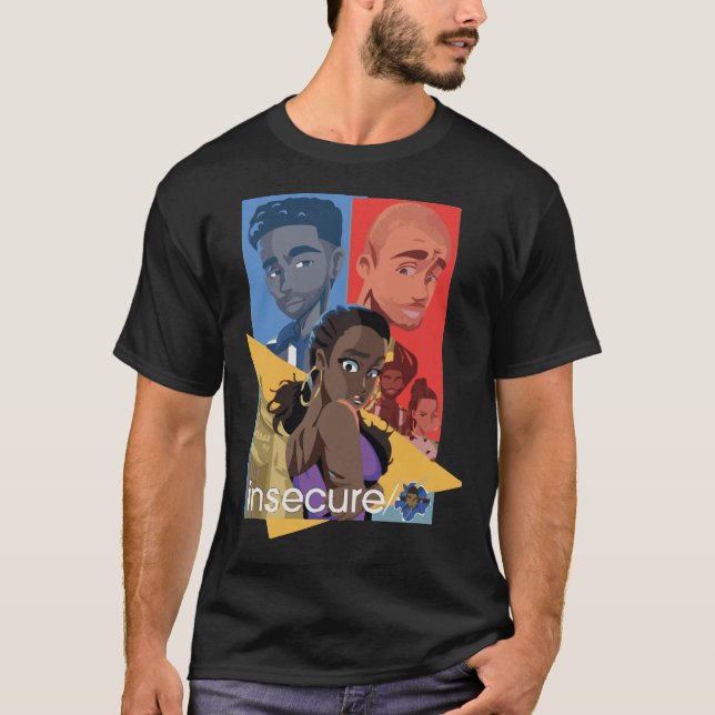 insecure illustration Essential T-Shirt (Framsida)
