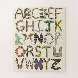 Insekt Alphabet - Alphabet Kryp Pussel