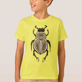 Insekt Älskare Gult Decorative Beetle Art T Shirt