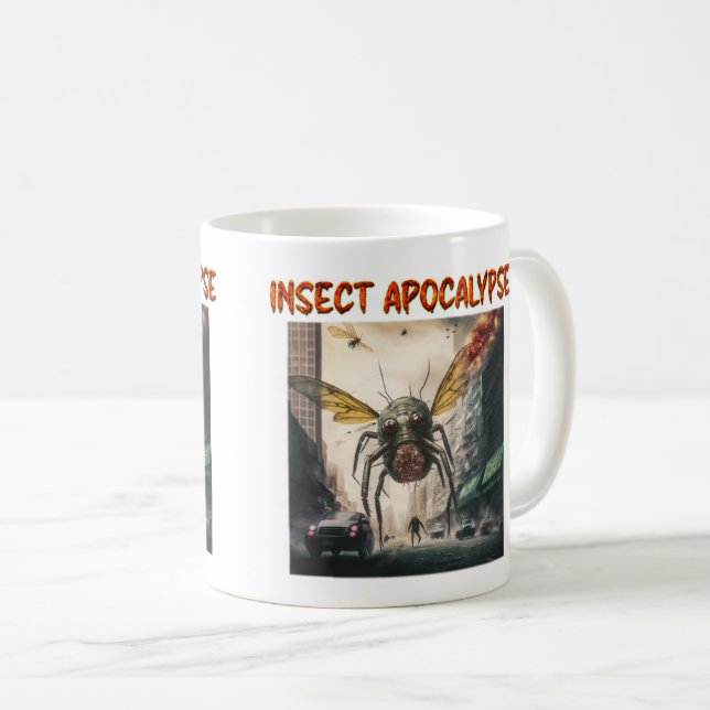 Insekt Apocalypse Classic Mugg, 11 oz Kaffemugg (Framsida höger)