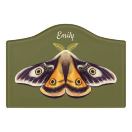 Insekt Art Nature Älskare Saturnia Moth Grönt Namn