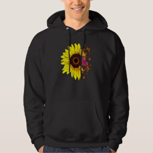 Insekt av blommiga Blommar Botaniska Garden Butter Hoodie