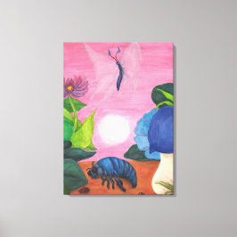 Insekt Butterfly-omformningsmålning Canvastryck