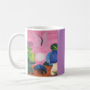 Insekt Butterfly-omformningsmålning Kaffemugg