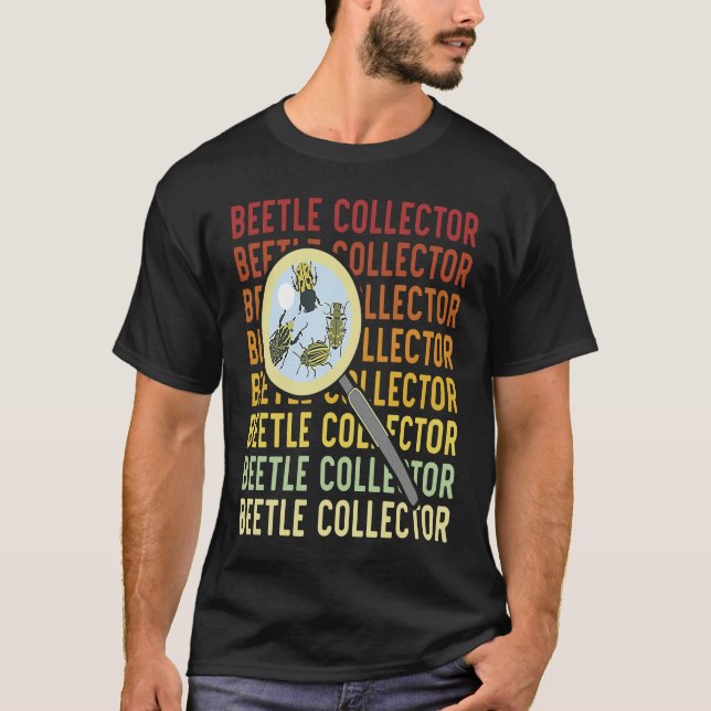 Insekt Entomologi Framtida Entomolog Beetle Coll T Shirt (Framsida)