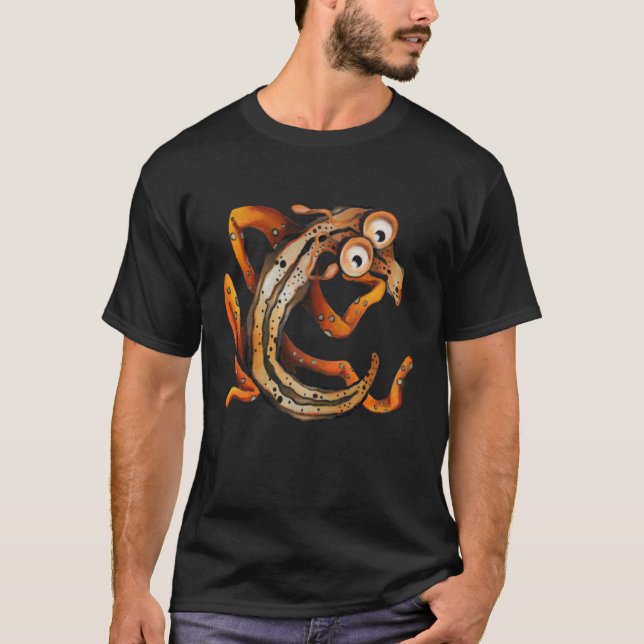 Insekt för kameravärde i kryp löv t shirt (Framsida)