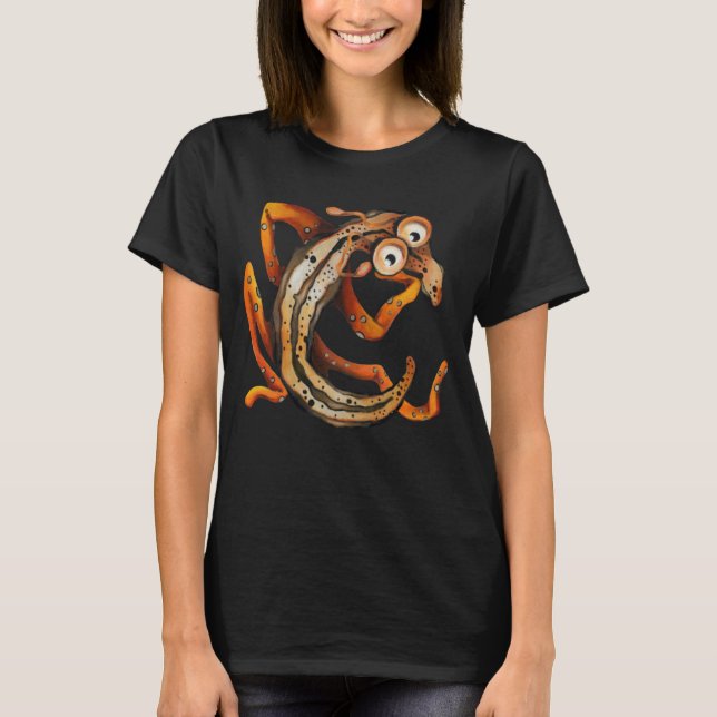 Insekt för kameravärde i kryp löv t shirt (Framsida)