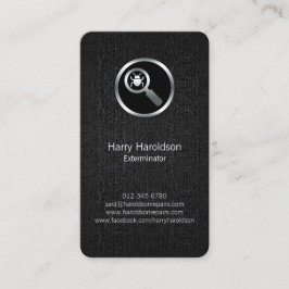 Insekt Icon Black Grunge Exterminator BusinessCard Visitkort
