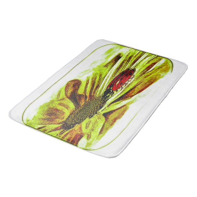 Insekt: Ladybug Life 01-04 Badrumsmatta (Vinklad)