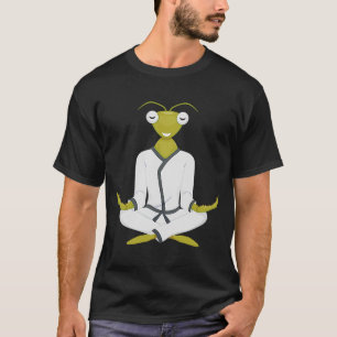 Insekt mantis grönt Terrarium zoo djurpark be T Shirt