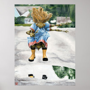 Insekt - underordnad hoppning spela upp Fantasy Ar Poster