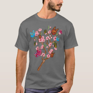 Insekten Flower för Blommarna av körsbärssystemet T Shirt