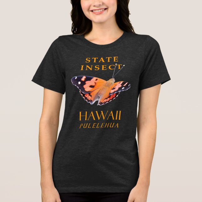 Insekten Kamehameha Butterfly T Shirt (Framsida)