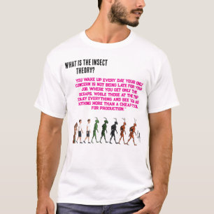 Insektens teori - filosofisk T-Shirt-design A T Shirt