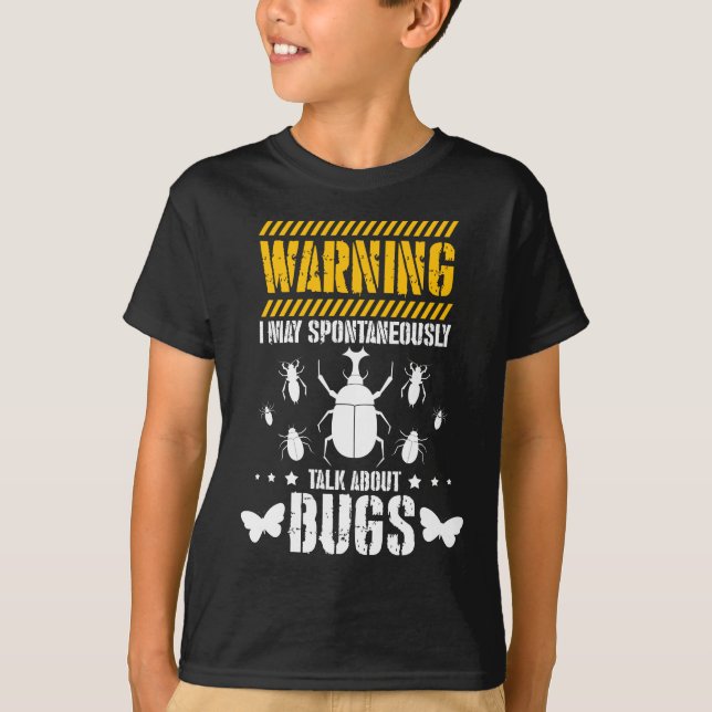 Insekter Entomolog kryp Älskare T Shirt (Framsida)